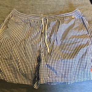 Ralph Lauren big and tall gingham bathing suit
